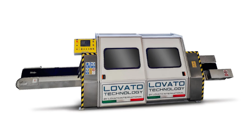 A machine that says lovato technology on it