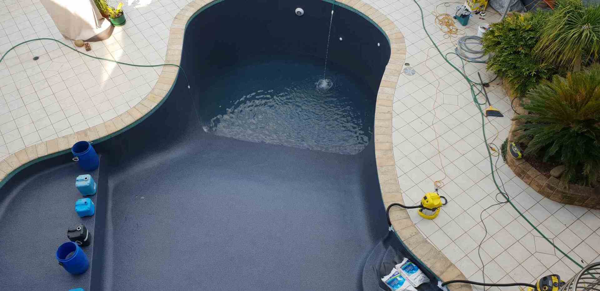 Custom steps for inground pools