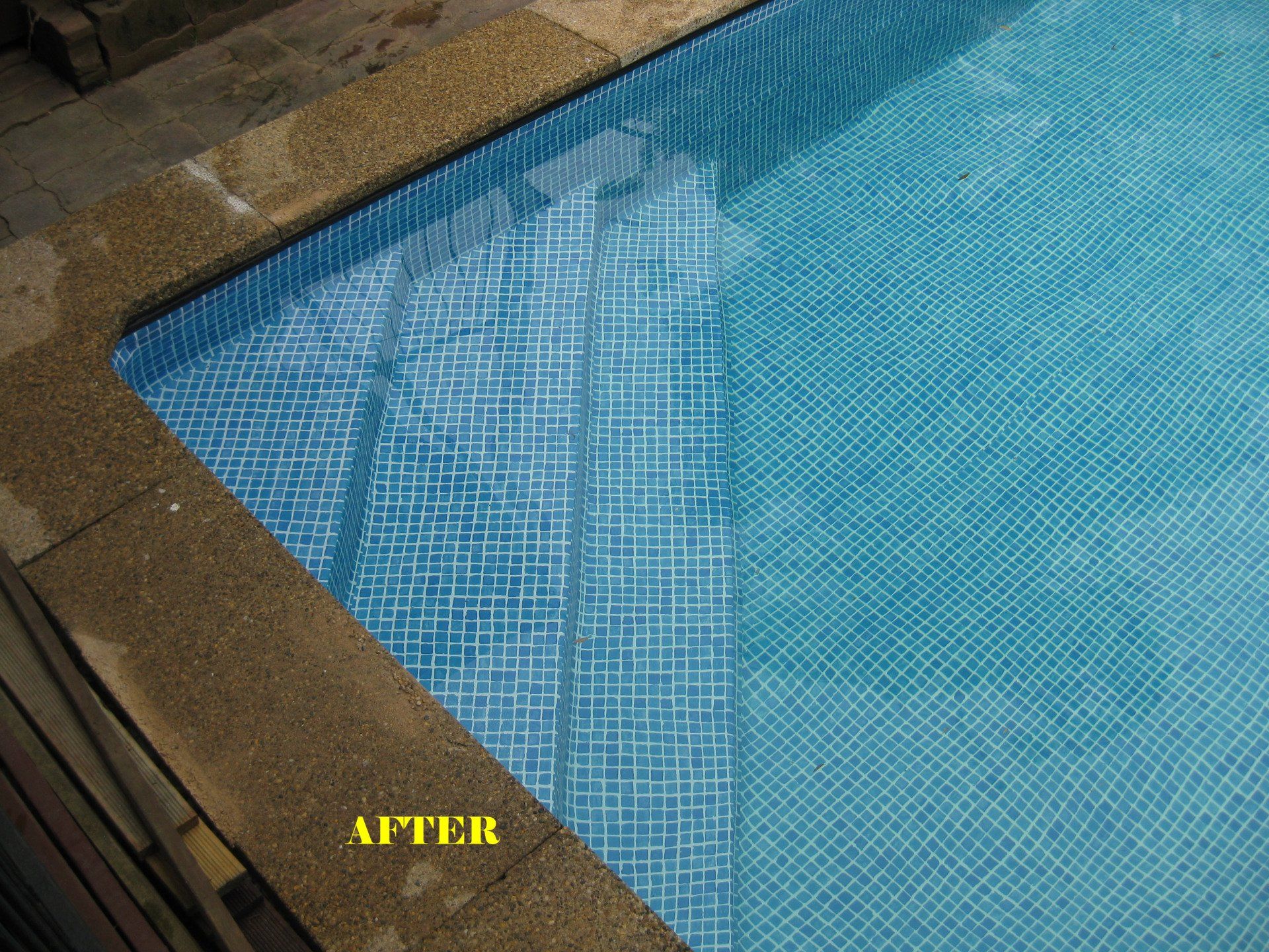 Custom step construction for swimming pools