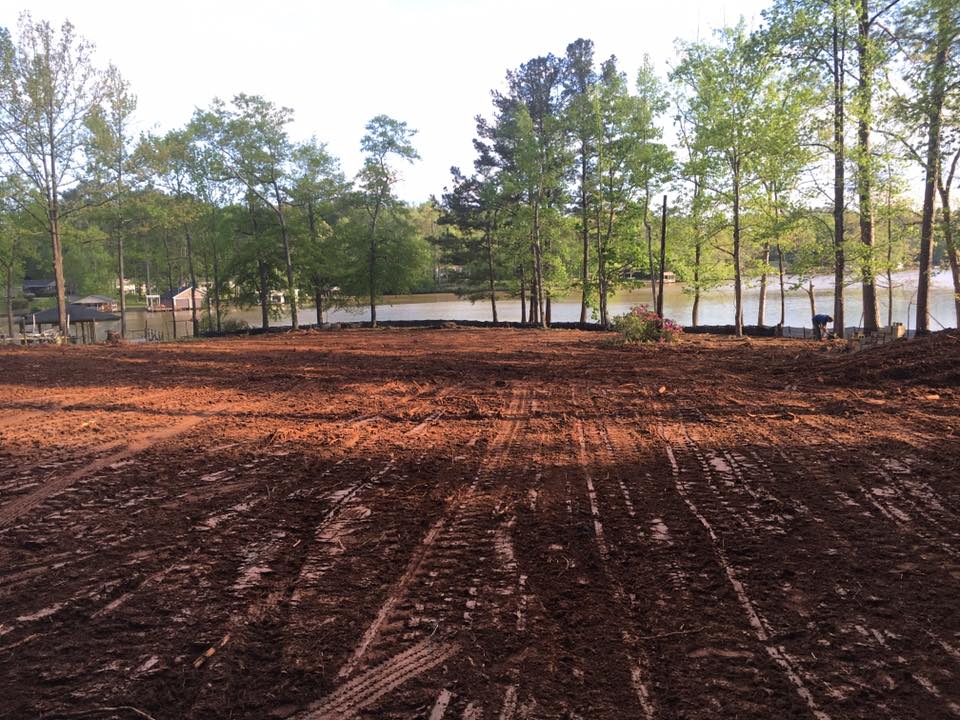 Leveling the Land by Excavator | Athens, GA | Watson Trucking