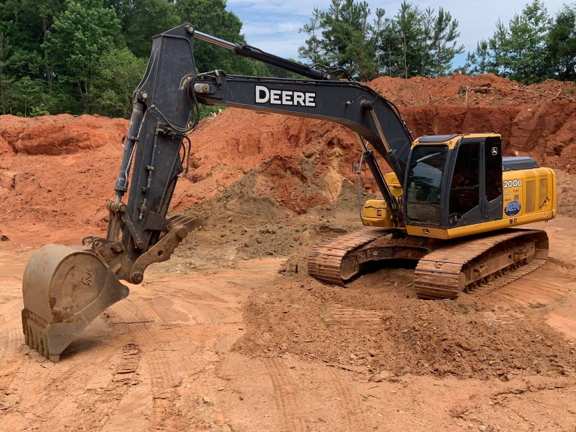 Huge Land Tractor Excavator | Athens, GA | Watson Trucking