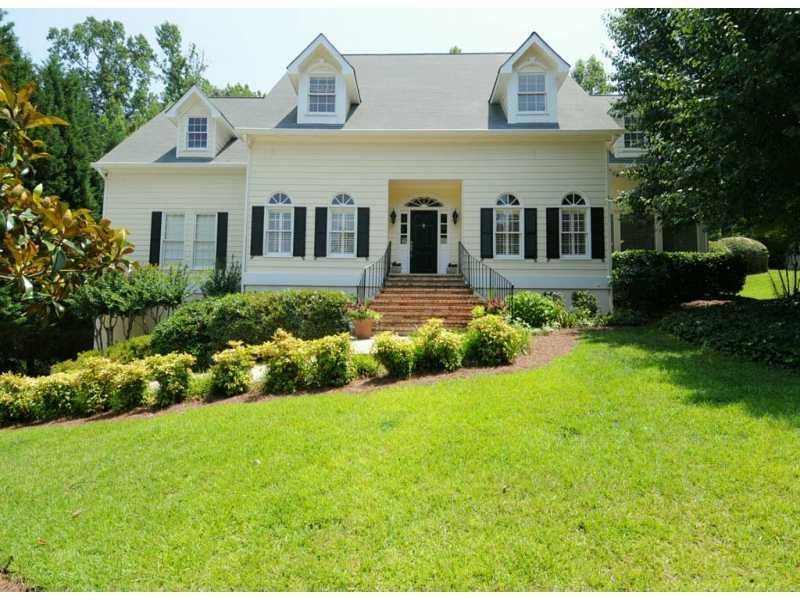 House in Roswell, Georgia where flooding from pipe burst was experienced.