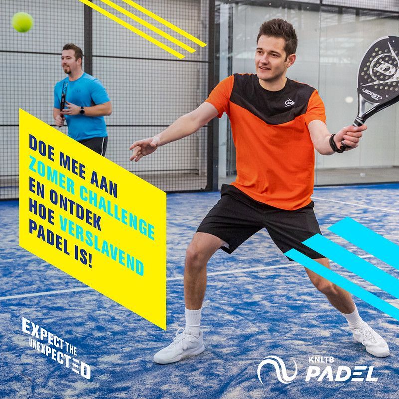 Campagne banner Padel KNLTB