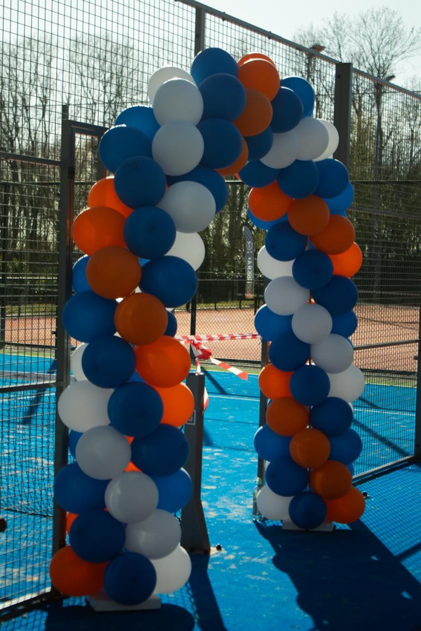 Foto nieuwe padelbanen T.O.E.G.