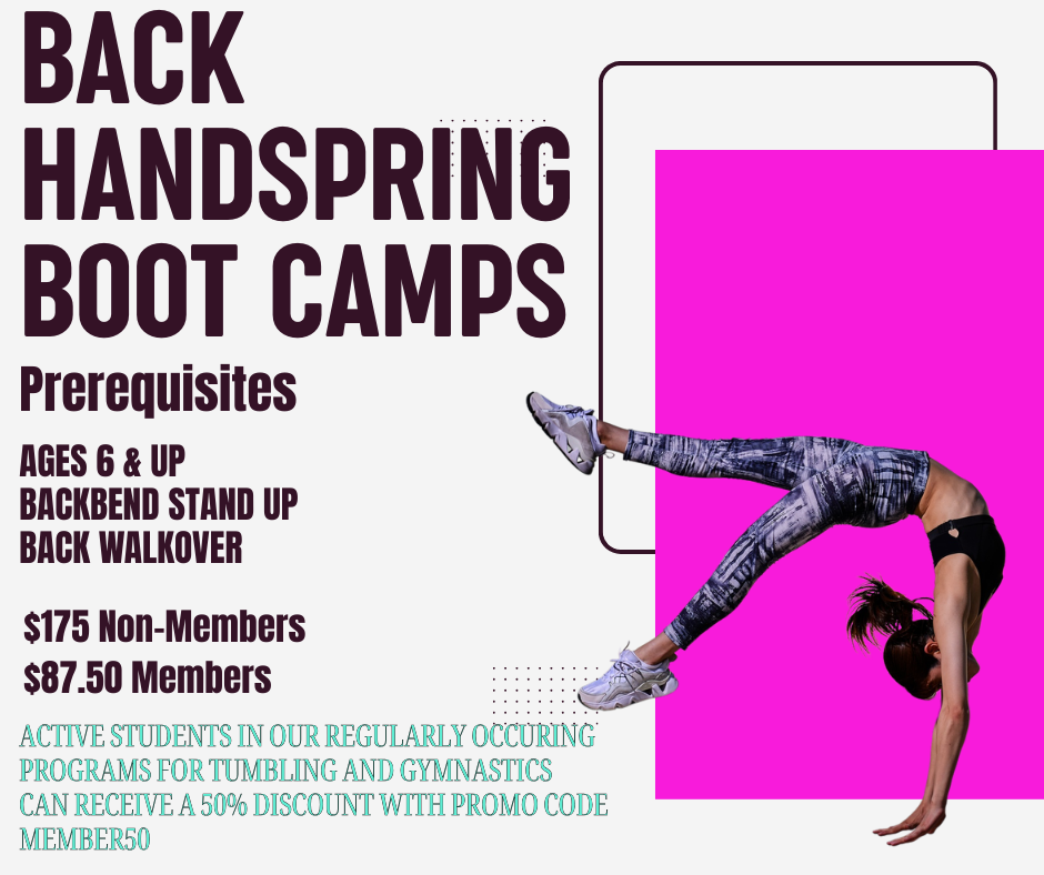 Back Handspring Boot Camp