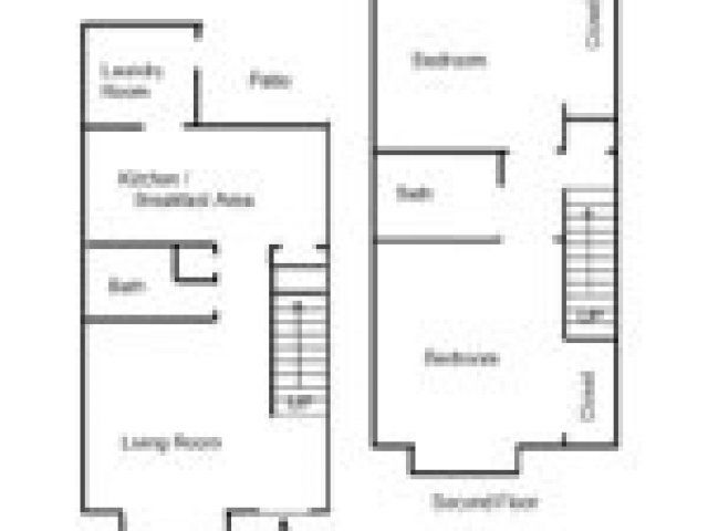 2 bedroom floor plan