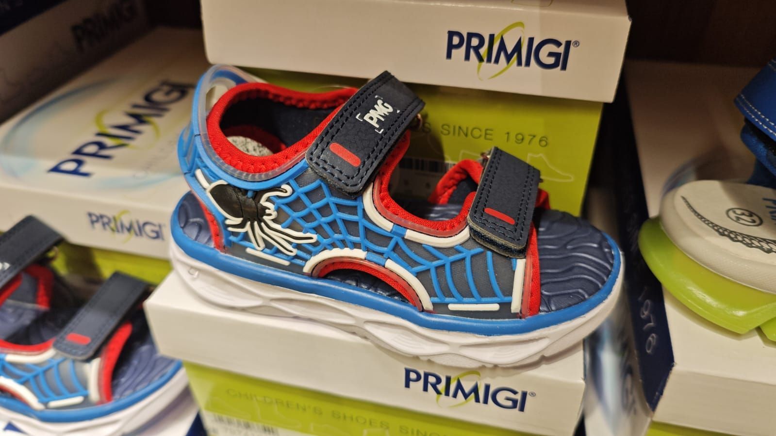 Sandali bambino primigi spiderman Morosin calzature Padova Venezia Rovigo