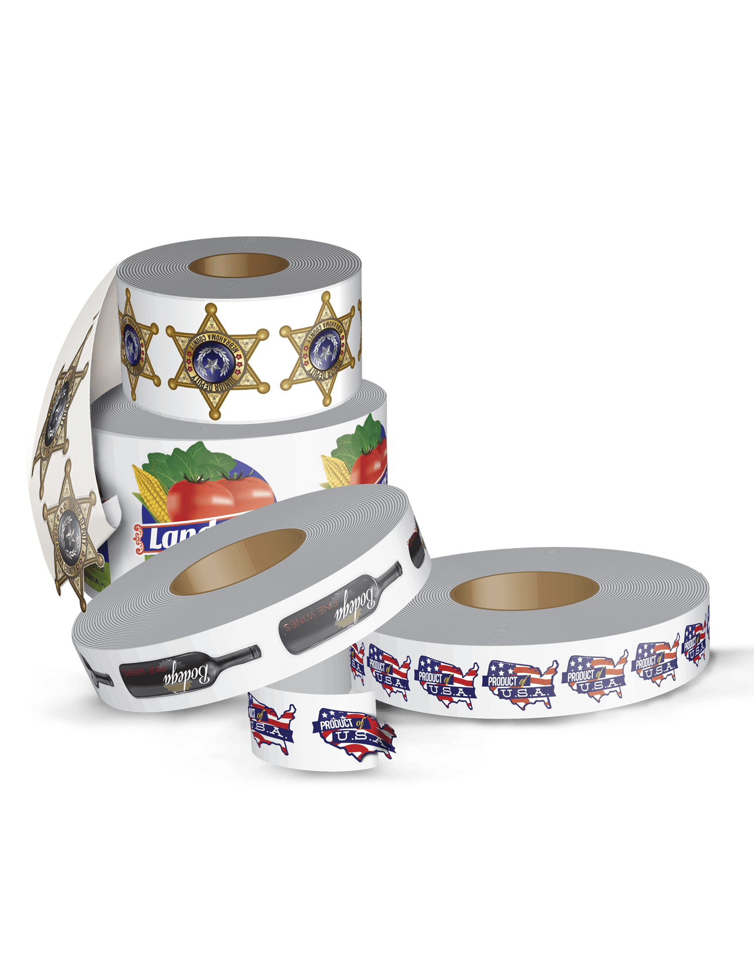 Printed Roll Sticker Labels