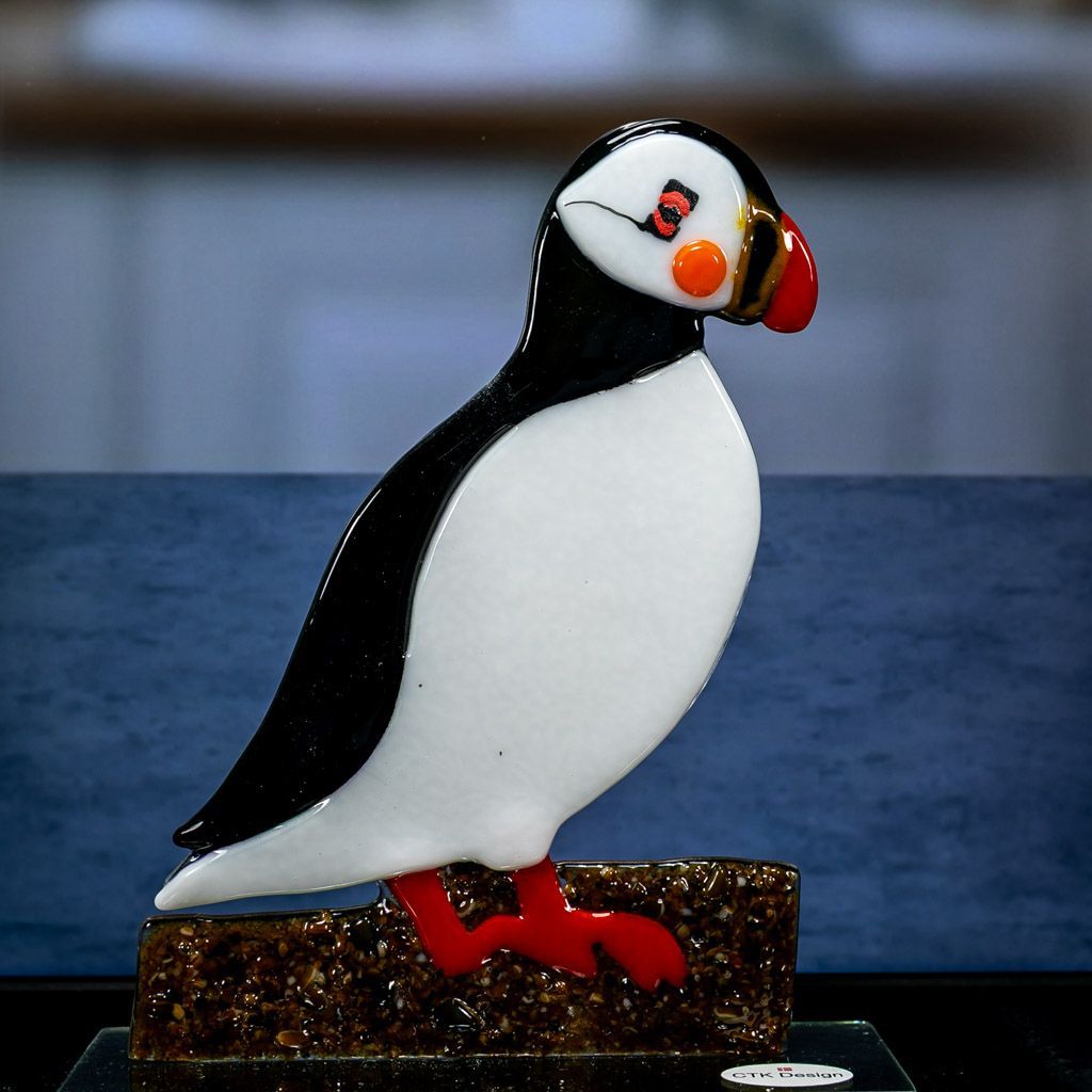 Glaskunst lavet af Connie Keller