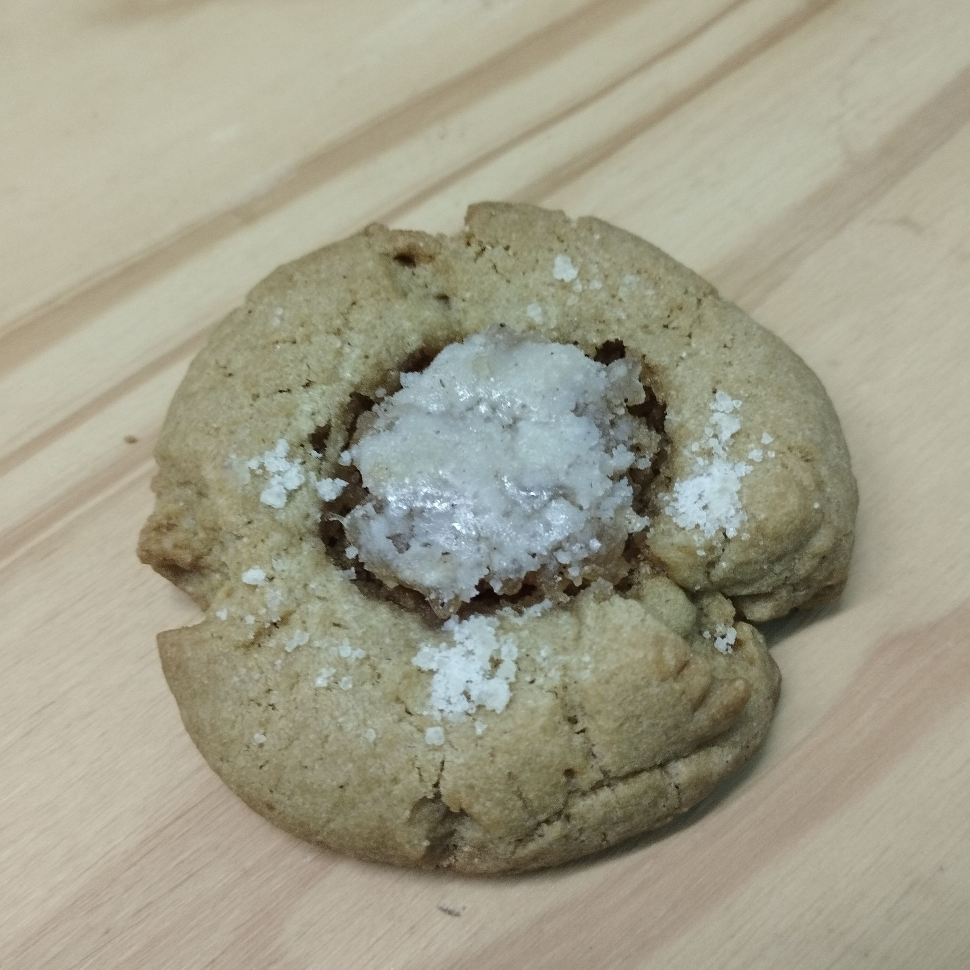 Cookie de crumble de manzana