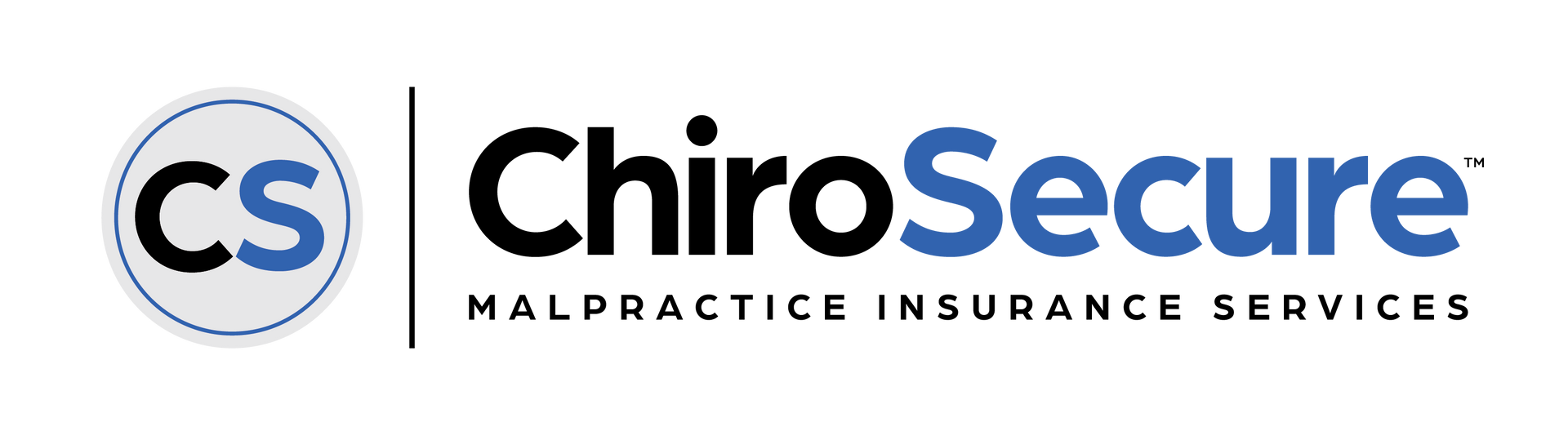 The logo for cs chirosecure malpractice insurance services