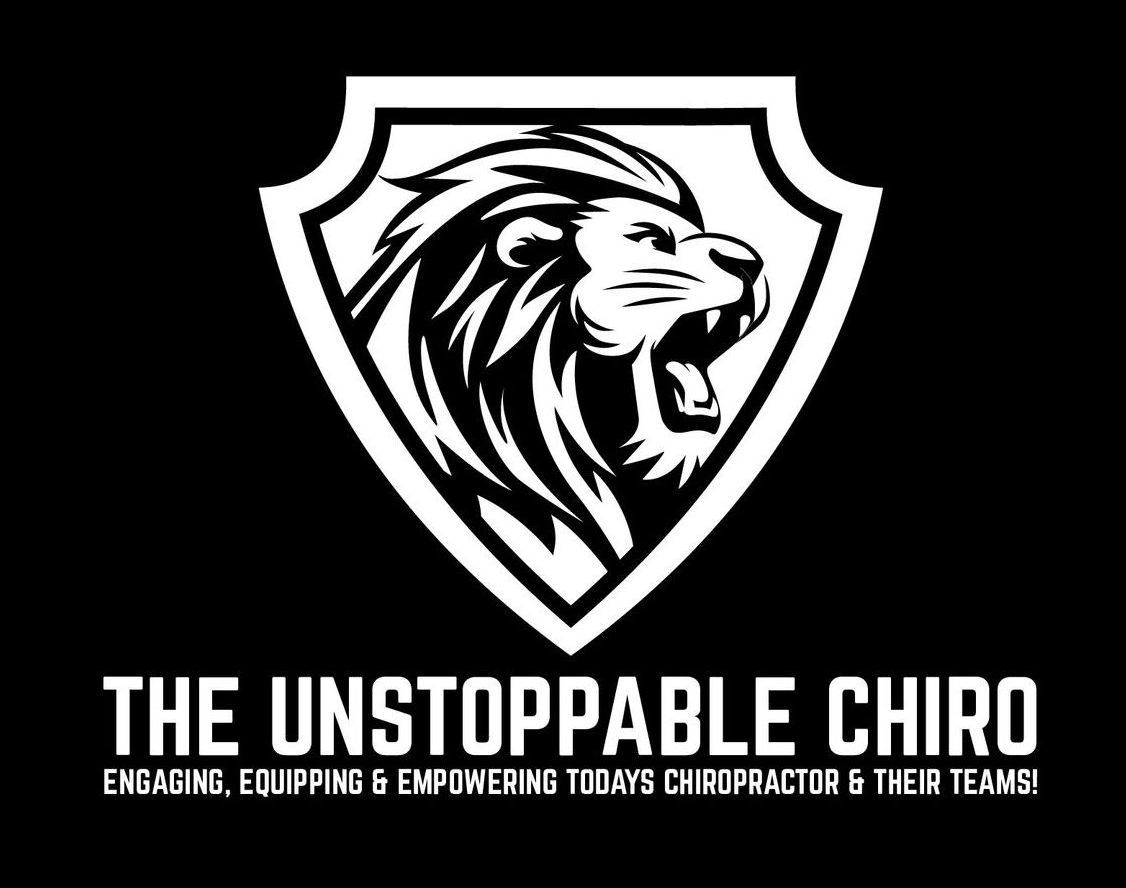 A black and white logo of a lion in a shield.