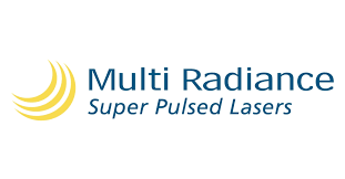 The logo for multi radiance super pulsed lasers