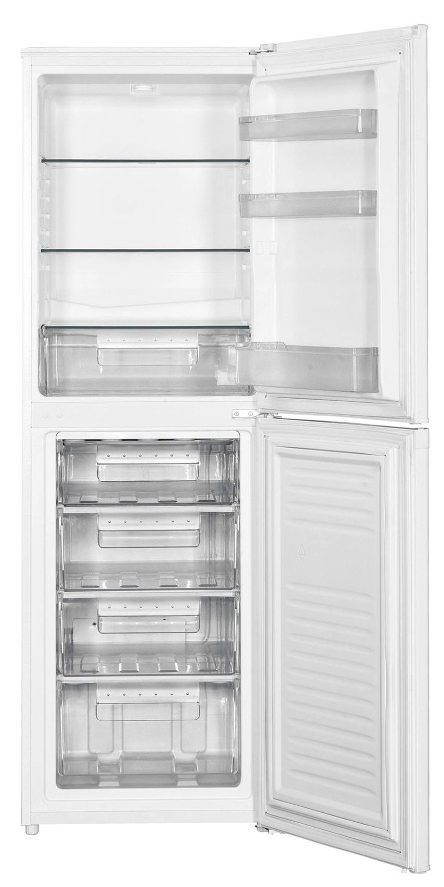 Montpellier Fridge Freezer , 4 Freezer Draws, 138Ltr Fridge,, 110Litre Freezer