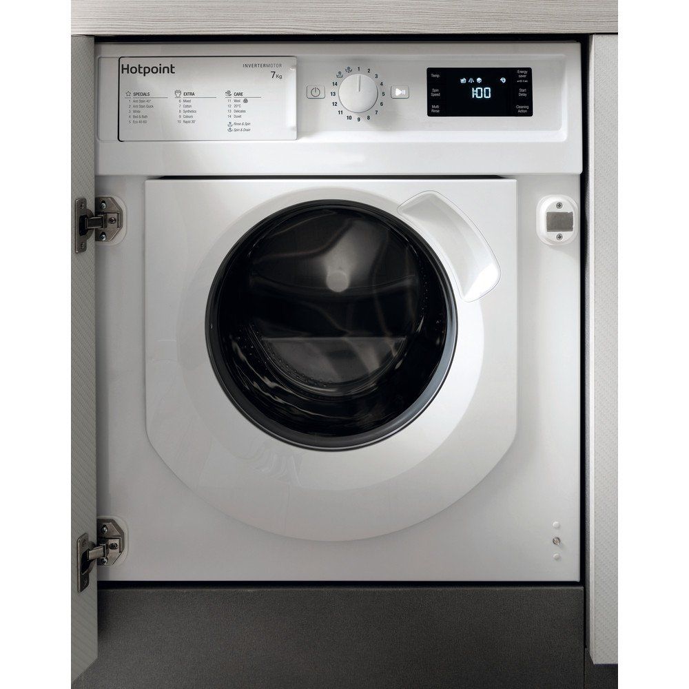 Hotpoint WMHG714383, Integrated washer , 7Kg, 1400Spin