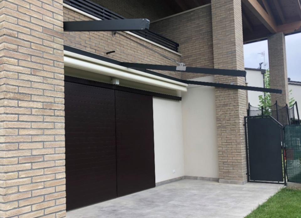 bracci di una pergotenda