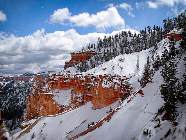 bryce canyon snow