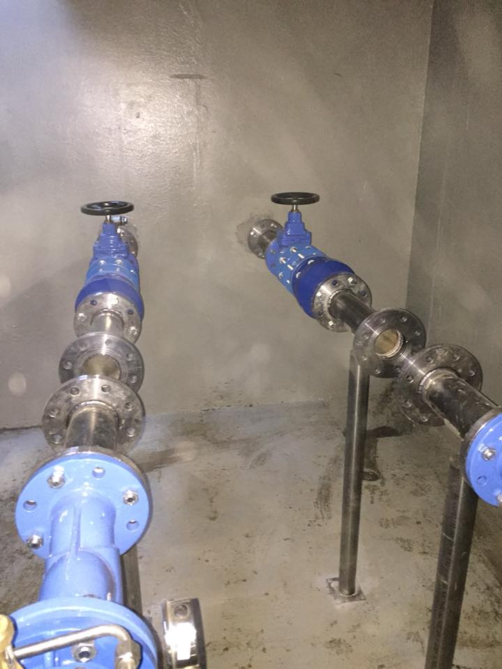 condotto metano di un'industria