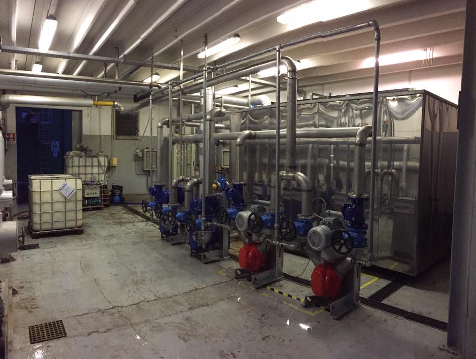 impianto idraulico in industria