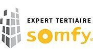 Somfy logo with yellow