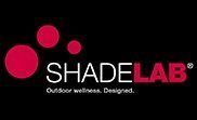 ShadeLab logo with red spheres. Text reads