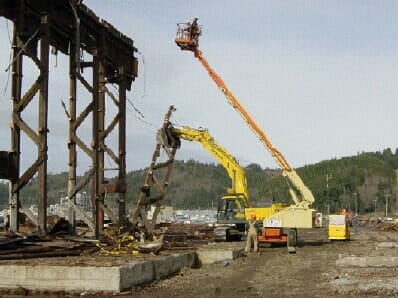 Structure Being Demolished — Demolition in Eugene, OR