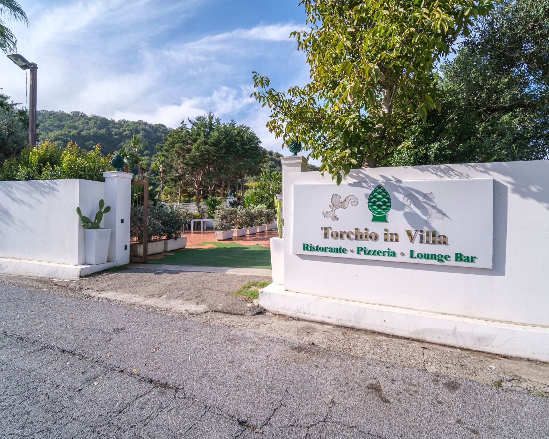 Ingresso del ristorante