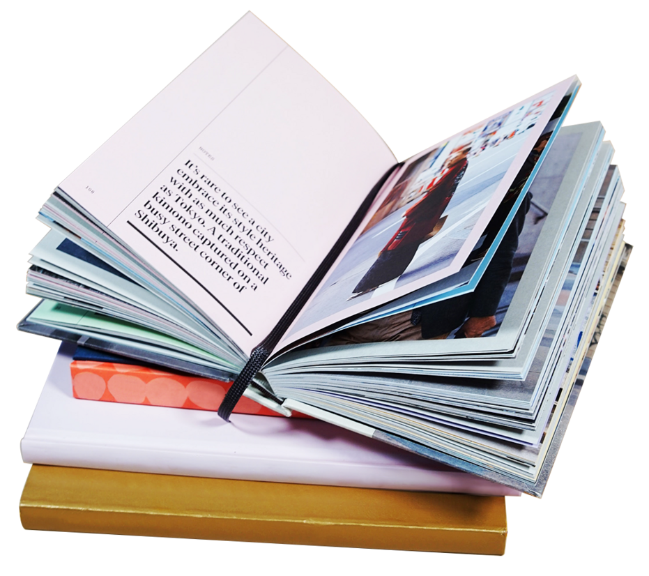 A book is open to a page with a picture of a man on it