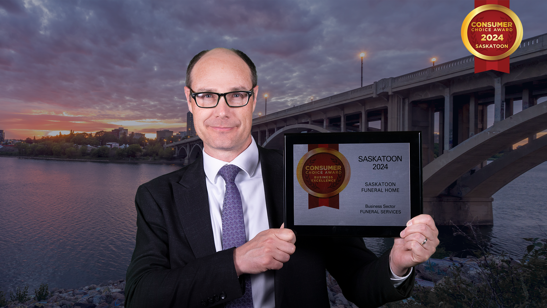 Morgan Edwards With Consumer Choice Award