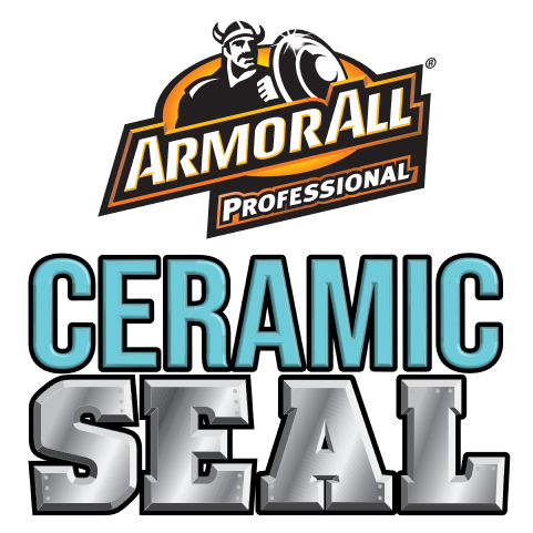 The logo for armorall professional ceramic seal