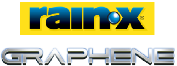 Rain x graphene logo on a white background