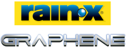 Rain x graphene logo on a white background