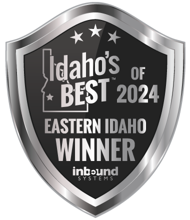 A badge that says idaho 's best 2024 eastern idaho winner