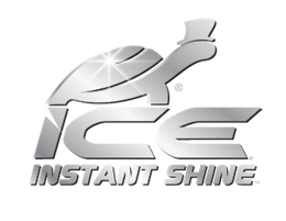 Ice instant shine logo with a turtle on it