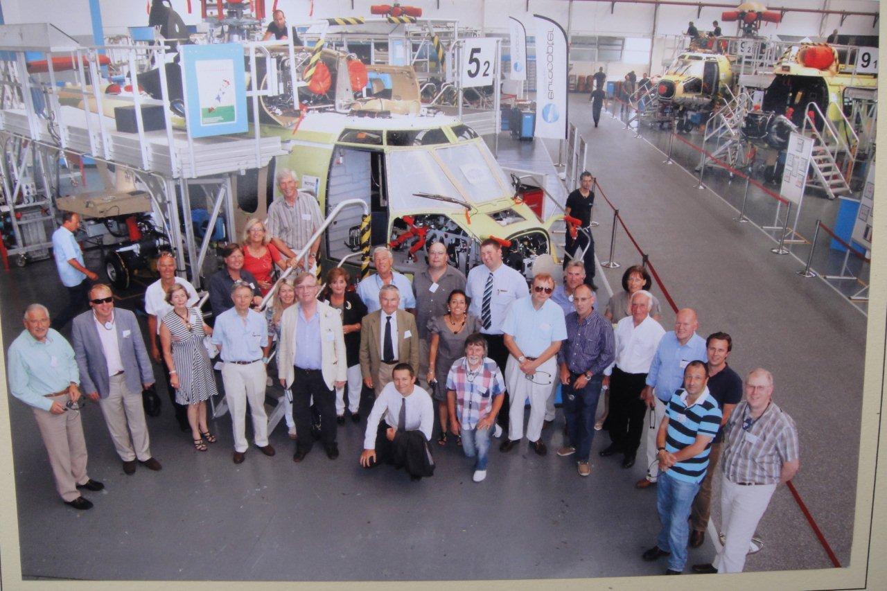 Members visiting Agusta Westland