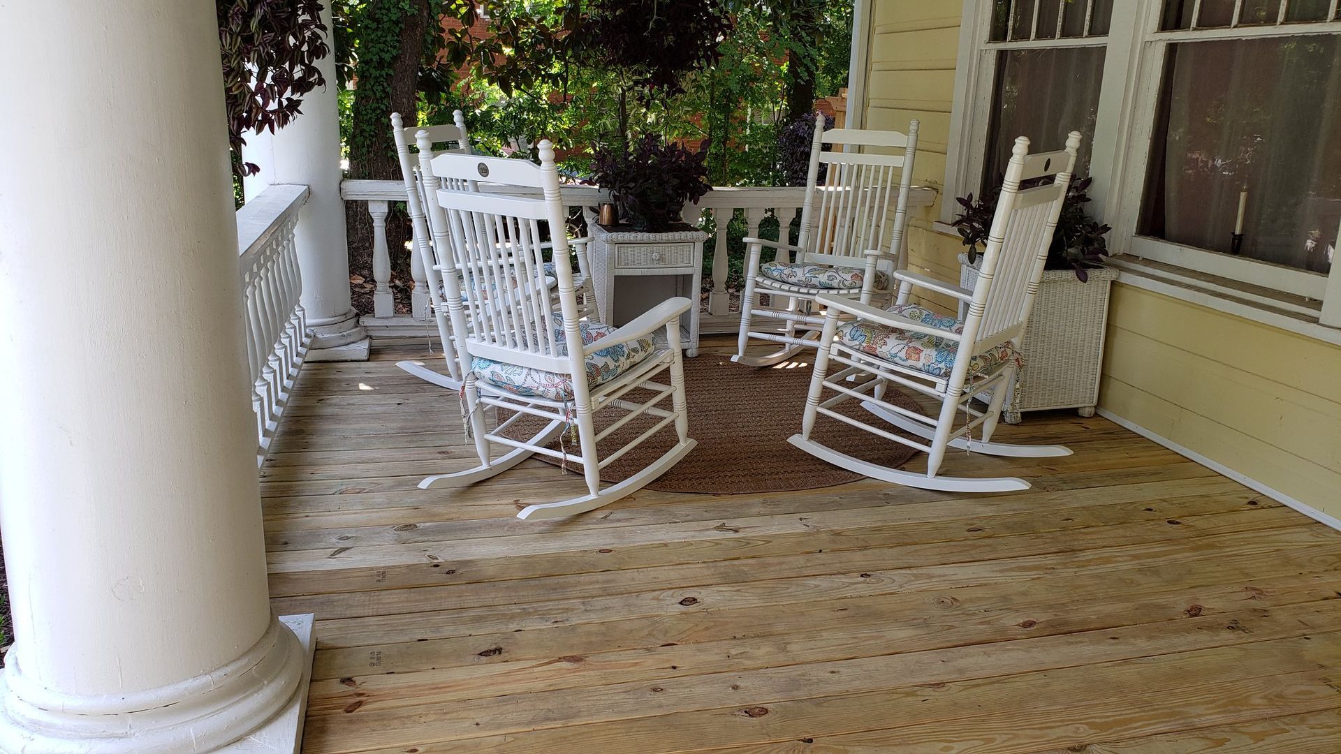 Deck with Racking Chairs