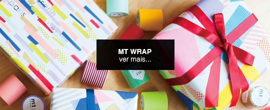 Embrulhos com Washi Tape da coleção MT Wrap