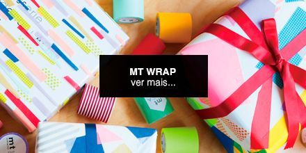 Washi Tape Wrap para embrulhos da MT