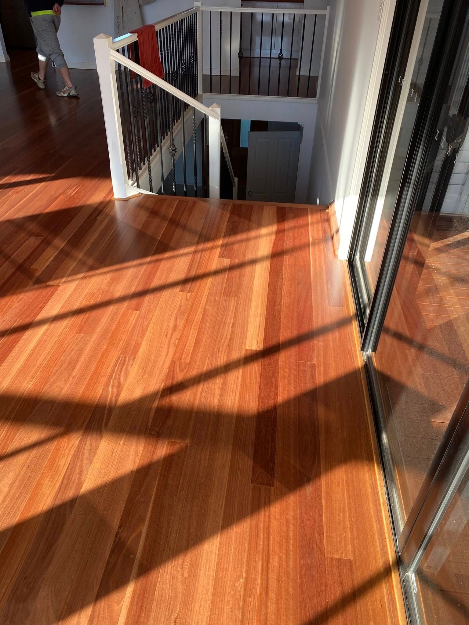 Wooden Deck Overlooking Water — Custom Floor Sanding In Somersby, NSW