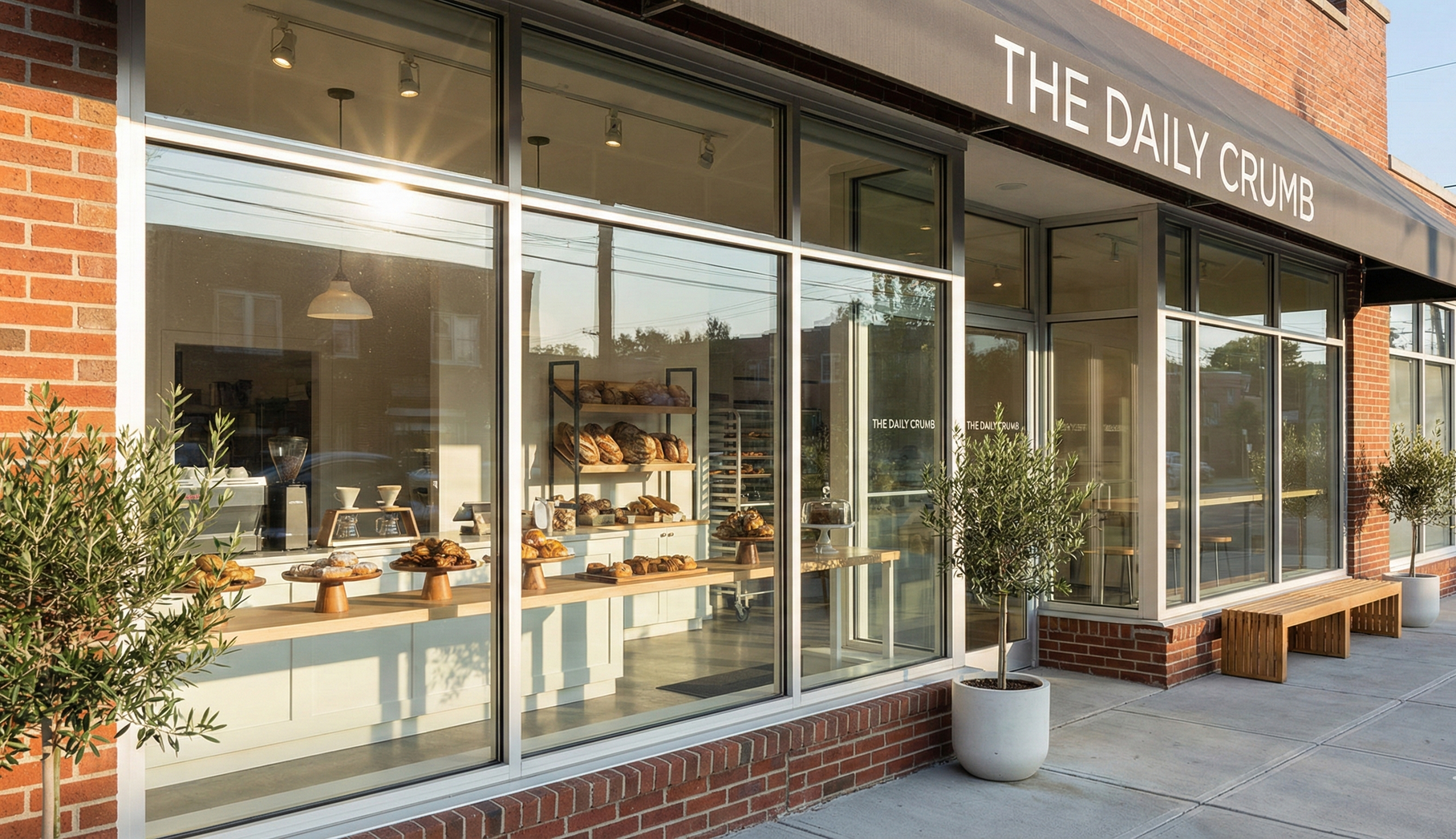 Person cleaning a window from the outside, with a squeegee. The sky is visible.