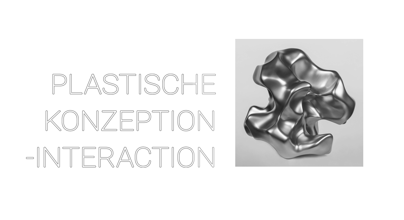 ein Logo für plastische Konzeption mit einem Bild eines Metallobjekts .