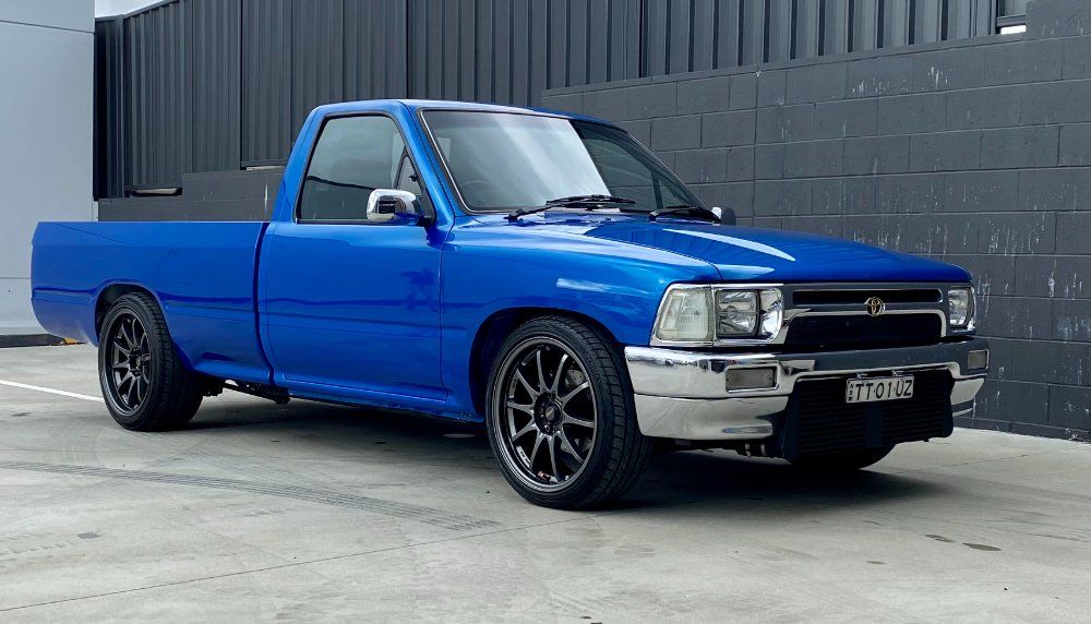 Blue Toyota Ute — Protective Coating in Cameron Park, NSW