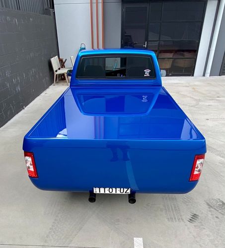 Blue Ute Cargo Bed — Protective Coating in Cameron Park, NSW