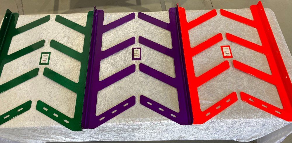 Different Color Powder Coated Metals — Protective Coating in Cameron Park, NSW