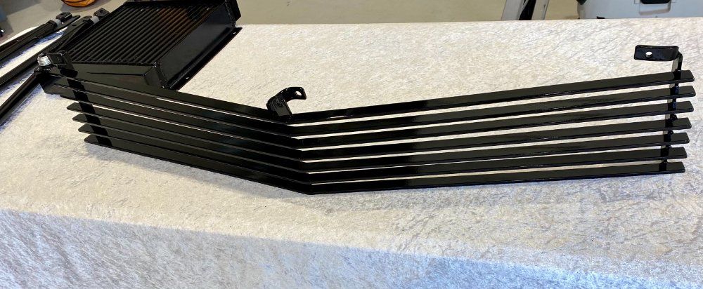 Black Powder Coated Metal — Protective Coating in Cameron Park, NSW