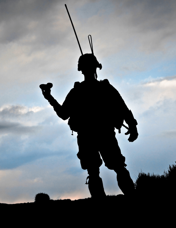 Soldier Saluting