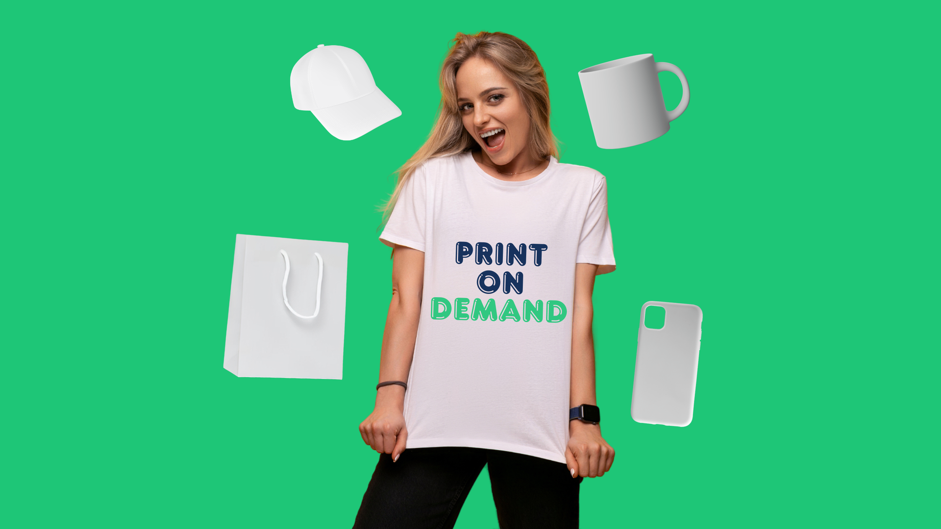 A person smiles while wearing a t-shirt that says 