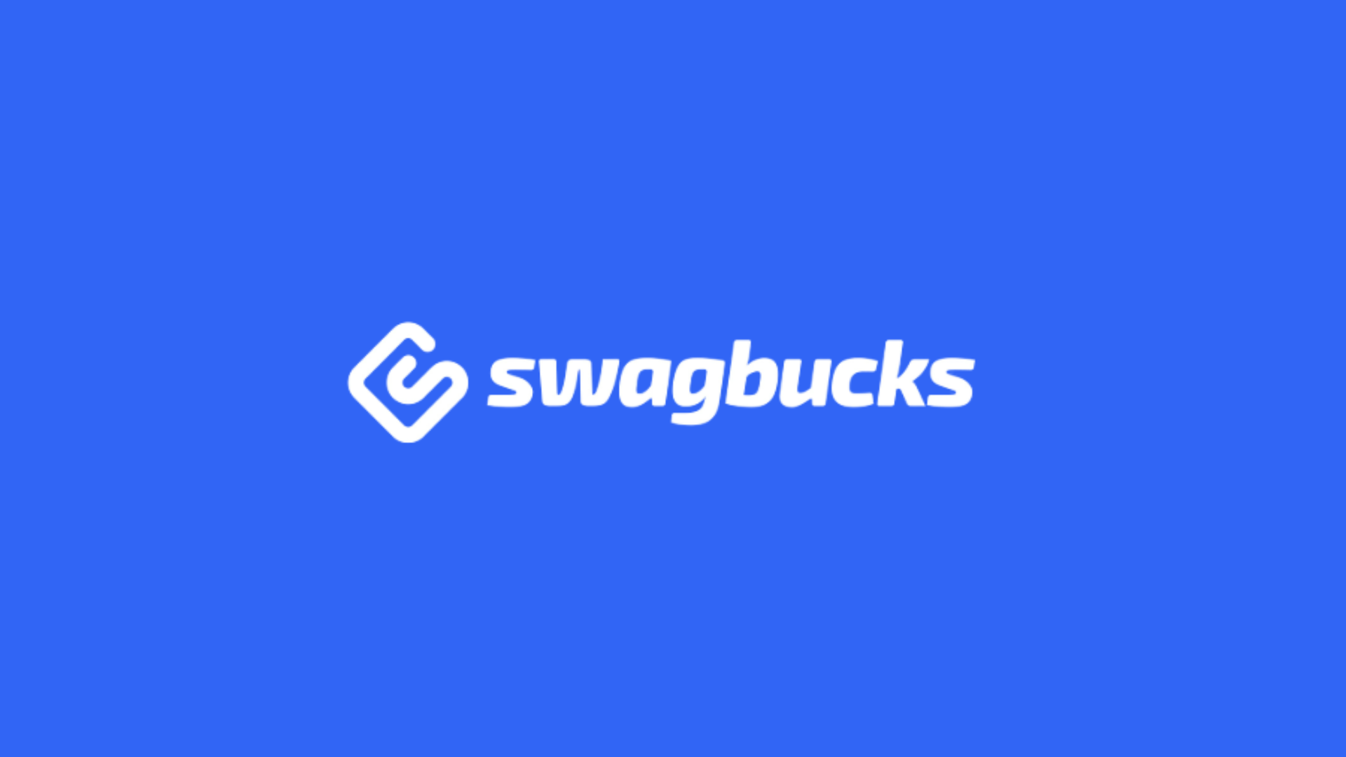 The Swagbucks logo, consisting of a white stylized 
