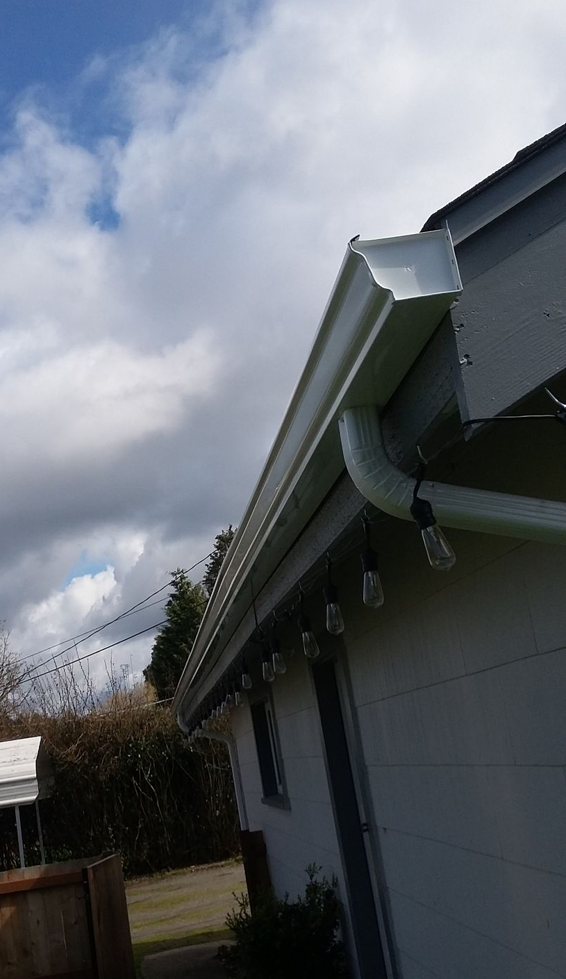 Rainy Day Services is on the way to help with all of your gutter needs in their work truck