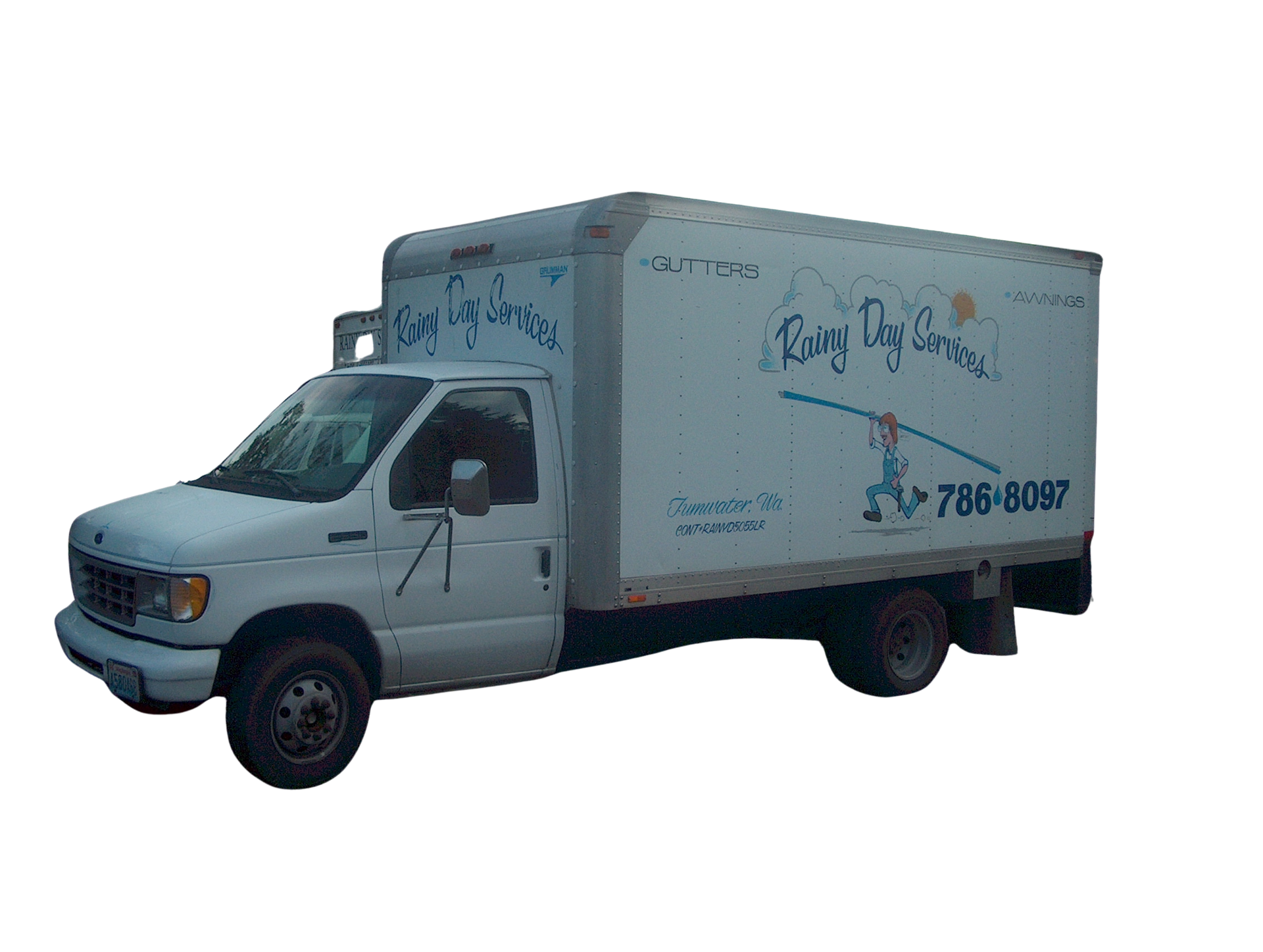 Rainy Day Services work truck